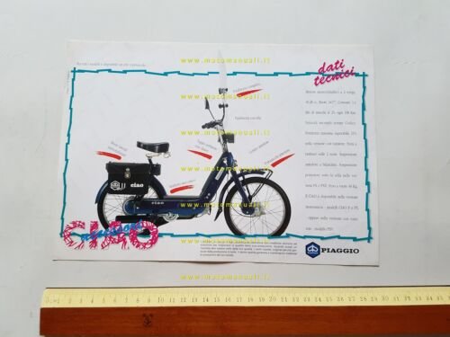Piaggio Ciao PX accessori depliant italiano originale