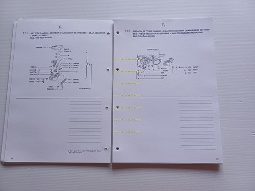 Piaggio Cosa 2a serie 200 VSR1T -150 VLR2T -125 VNR2T …