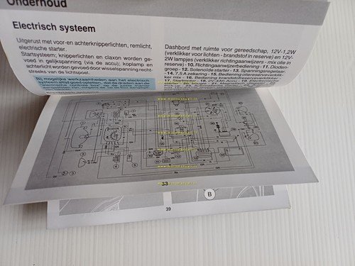 Piaggio Free 1999 manuale uso manutenzione originale TESTO OLANDESE