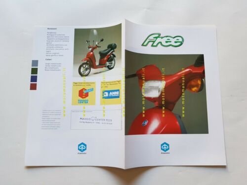 Piaggio Free 50 1992 depliant originale italiano