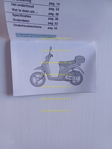 Piaggio Free 50 2000 manuale uso manutenzione libretto originale testo …