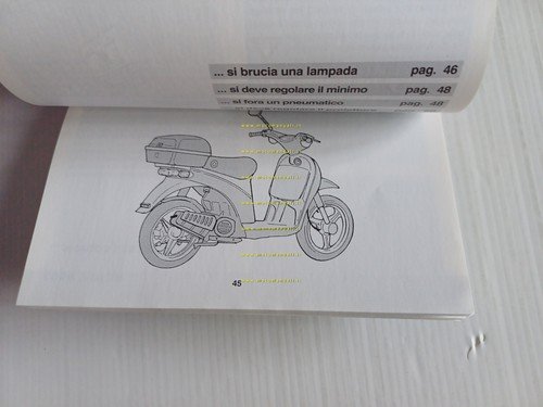 Piaggio Free 50 manuale uso manutenzione libretto istruzioni italiano originale