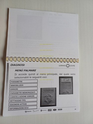 Piaggio Gilera Accensione ETI Corso formazione ITALIANO manuale officina