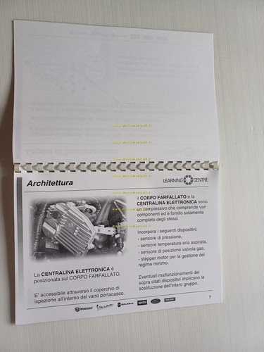 Piaggio Gilera Accensione MIU 492 cc Corso formazione ITALIANO manuale …