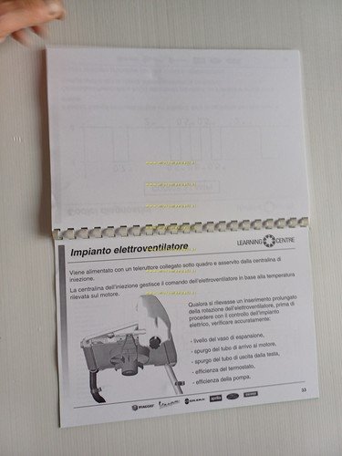 Piaggio Gilera Accensione MIU 492 cc Corso formazione ITALIANO manuale …