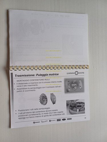 Piaggio Gilera Motore 492 Master Corso formazione ITALIANO manuale officina