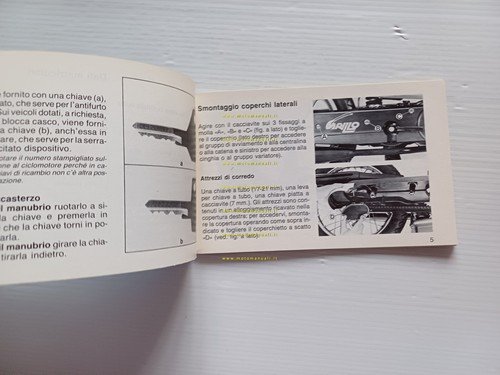 Piaggio Grillo 50 manuale uso manutenzione libretto italiano originale