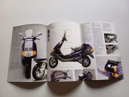 Piaggio Hexagon 125 - 150 depliant originale ITALIANO