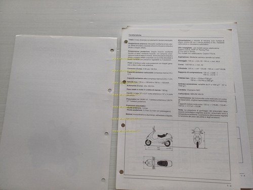 Piaggio Hexagon 125 - 150 manuale officina riparazione originale