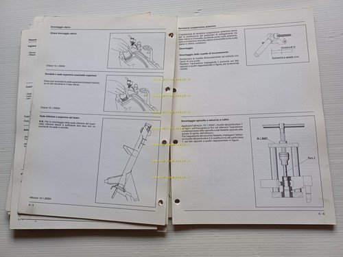 Piaggio Hexagon 125 150 1994 manuale officina originale