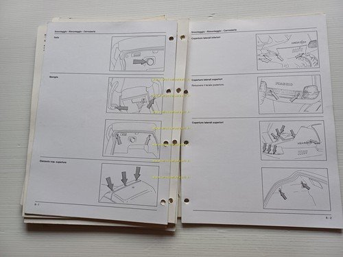 Piaggio Hexagon 125 150 1994 manuale officina originale