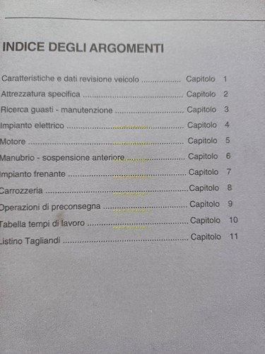 Piaggio Hexagon 125 150 1994 manuale officina originale