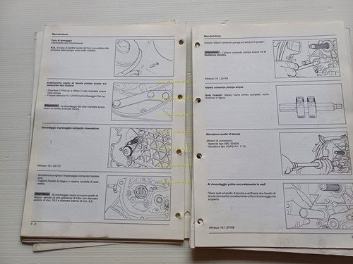 Piaggio Hexagon 125 150 1994 manuale officina originale