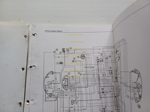 Piaggio Hexagon 125 150 1994 manuale officina originale