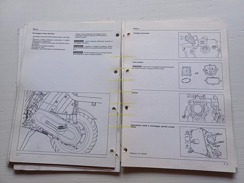 Piaggio Hexagon 125 150 1994 manuale officina originale