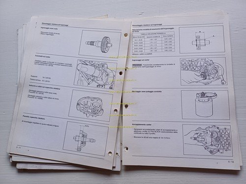 Piaggio Hexagon 125 150 1994 manuale officina originale