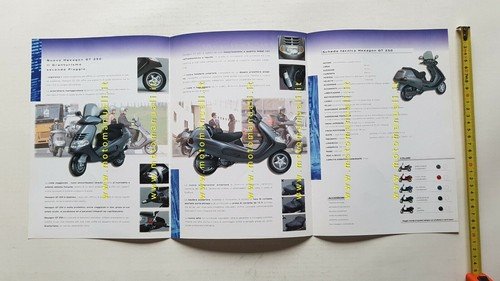 Piaggio Hexagon GT 250 1998 depliant originale ITALIANO