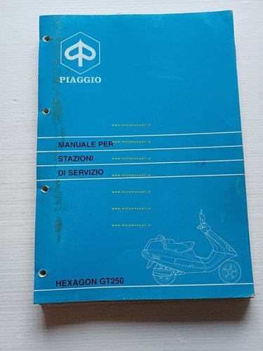 Piaggio Hexagon GT 250 1998 manuale officina TELAIO italiano originale