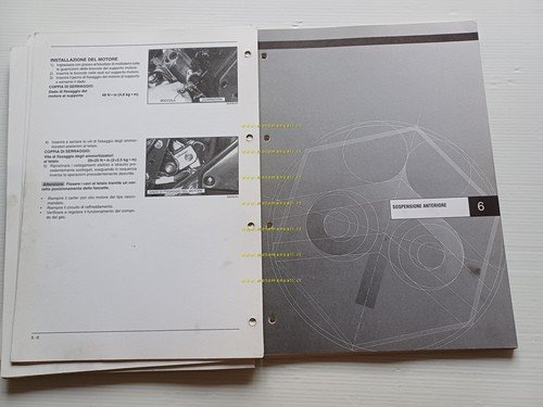 Piaggio Hexagon GT 250 1998 manuale officina TELAIO italiano originale
