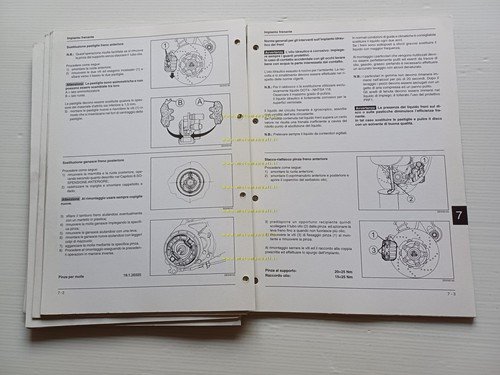 Piaggio Hexagon GT 250 1998 manuale officina TELAIO italiano originale