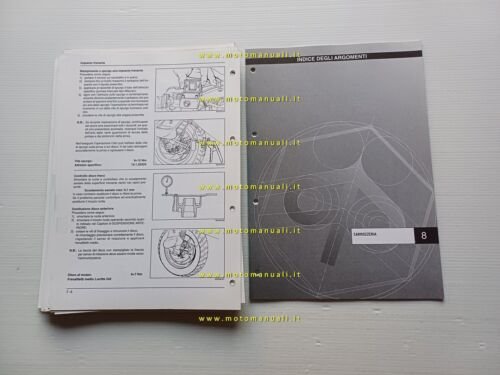 Piaggio Hexagon GT 250 1998 manuale officina TELAIO originale