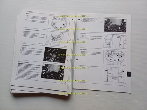 Piaggio Hexagon GT 250 1998 manuale officina TELAIO originale