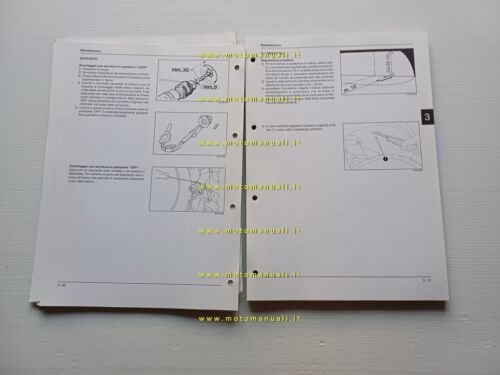 Piaggio Hexagon GT 250 1998 manuale officina TELAIO originale