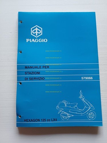 Piaggio Hexagon LX4 125 1999 manuale officina TELAIO originale