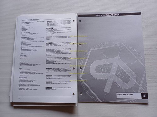 Piaggio Hexagon LX4 125 1999 manuale officina TELAIO originale