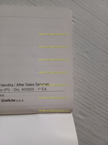 Piaggio Hexagon manuale uso manutenzione libretto originale scooter