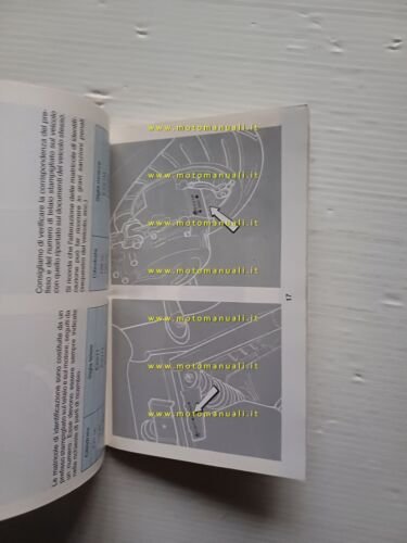 Piaggio Hexagon manuale uso manutenzione libretto originale scooter