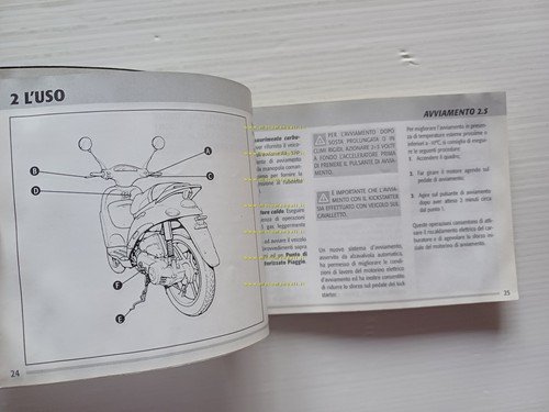 Piaggio Liberty 125-150 2T 2000 manuale uso manutenzione libretto originale