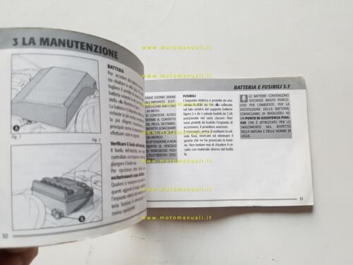 Piaggio Liberty 125 1999 manuale uso manutenzione libretto originale