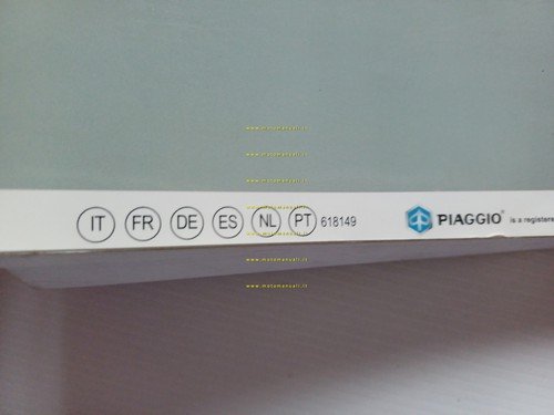 Piaggio Liberty 125-200 4T 2003 manuale uso manutenzione libretto originale