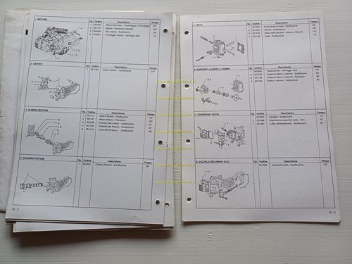 Piaggio Liberty 125 4T 1998 manuale officina TELAIO originale italiano