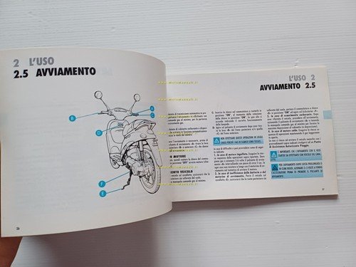 Piaggio Liberty 125 4T manuale uso manutenzione libretto originale n.578528
