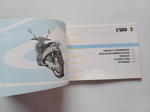 Piaggio Liberty 125 4T manuale uso manutenzione libretto originale n.578528