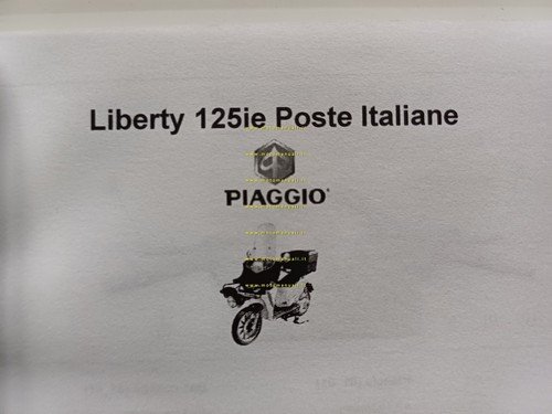 Piaggio Liberty 125 ie Poste Italiane 2012 manuale uso manutenzione …