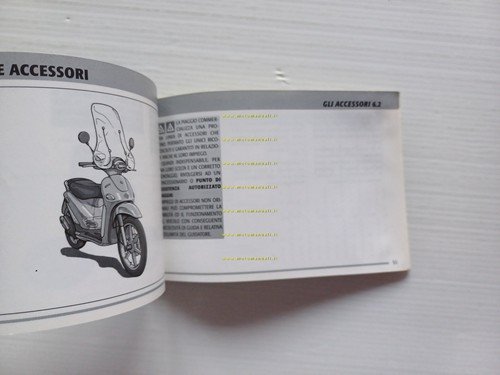 Piaggio Liberty 150 2000 manuale uso manutenzione italiano originale