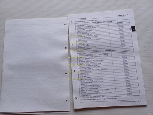 Piaggio Liberty 50 2T - 50 4T 2001 AGGIORNAMENTO manuale …