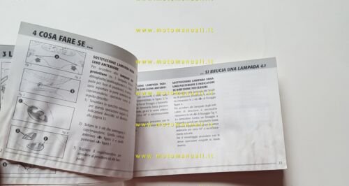 PIAGGIO LIBERTY 50 4T 2000 manuale uso manutenzione ITALIANO originale