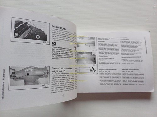 Piaggio Liberty 50 4T 2003 manuale uso manutenzione libretto originale