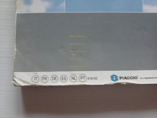 Piaggio Liberty 50 4T 2003 manuale uso manutenzione libretto originale