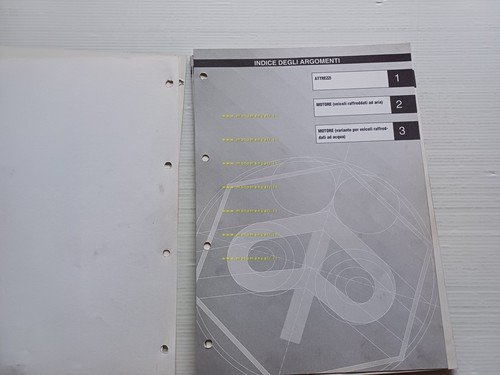 Piaggio Motori 125-180 2T 1997 manuale officina italiano originale