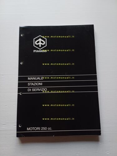Piaggio Motori 250 1998 manuale officina italiano originale