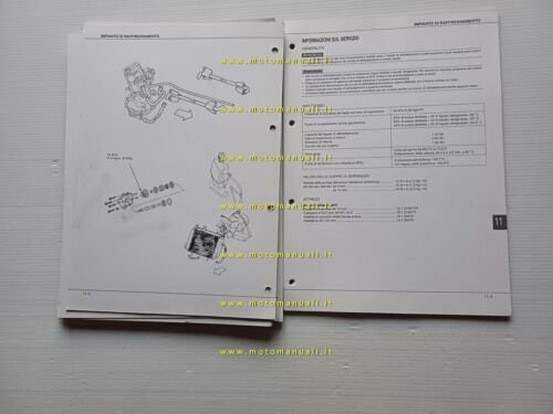 Piaggio Motori 250 1998 manuale officina italiano originale