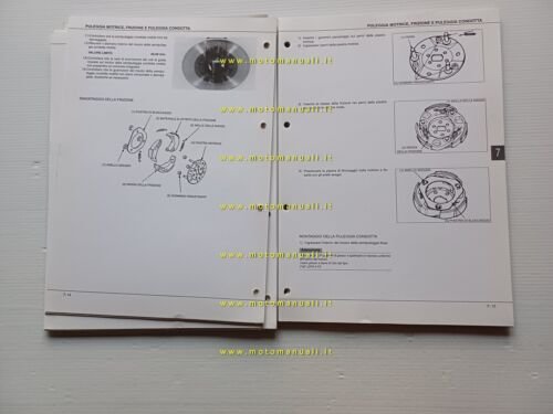Piaggio Motori 250 1998 manuale officina italiano originale