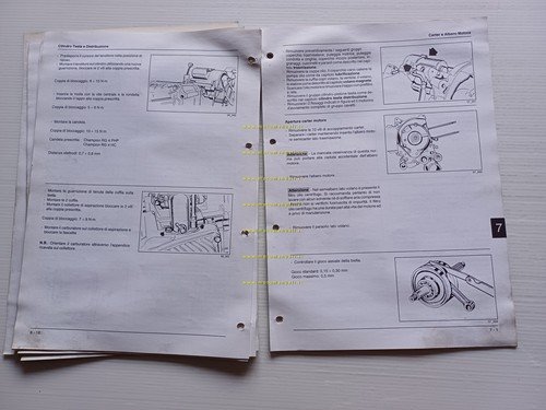 Piaggio Motori 50 4T 2000 manuale officina italiano originale