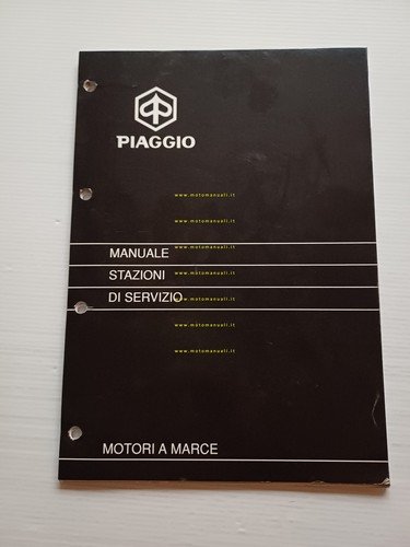 Piaggio Motori a Marce (Vespa PX) 1998 manuale officina italiano …