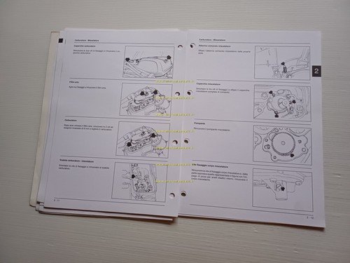 Piaggio Motori a Marce (Vespa PX) 1998 manuale officina italiano …